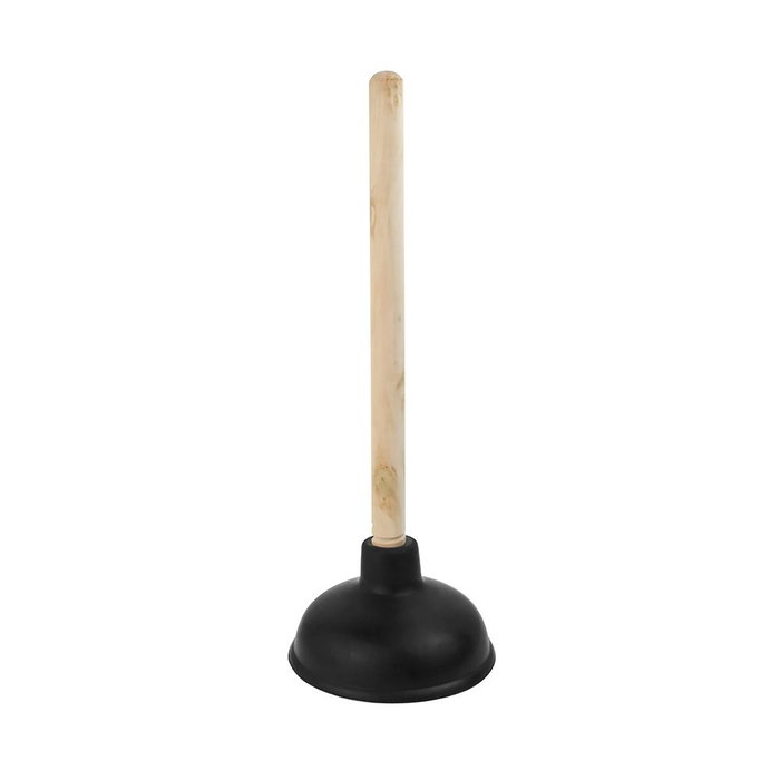 Benson Desatascador classique noir avec manche en bois, ø13,5 cm x 40 cm Benson Desatascador classique noir avec manche en bois, ø13,5 cm x 40 cm