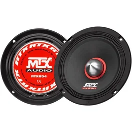 MTX Audio RTX654 Haut-parleur médium de 16.5 cm 125W RMS, haute efficacité 97dB, idéal pour sonorisation et SQL