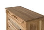 GINER Y COLOMER Commode en teck massif avec 3 tiroirs en cannage