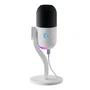 Logitech Microphone Yeti GX - Micro dynamique avec éclairage RGB - Réf. 988-000576 - Blanc