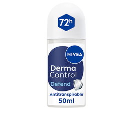Nivea Déodorant Roll-on Derma Control Defend 50 ml - Protection 72h, Anti-irritations, Acide Hyaluronique