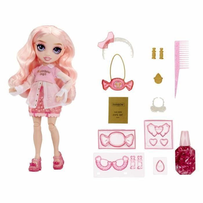Rainbow High Bella - Poupée Creative Crystals avec Kit d'Accessoires en Cristal