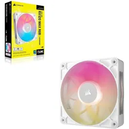 Corsair iCUE LINK RX120 RGB Max White - CO-9051037-WW - Kit de démarrage de ventilateurs de refroidissement PC 12 cm, blanc