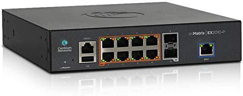 Cambium Networks EX2010-P Switch Géré L2/L3, 8 ports PoE Gigabit, 2 SFP, Fanless Cambium Networks EX2010-P Switch Géré L2/L3, 8 ports PoE Gigabit, 2 SFP, Fanless