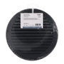 Edm Rejilla de ventilation ronde encastrable avec moustiquaire Ø150mm ABS gris anthracite
