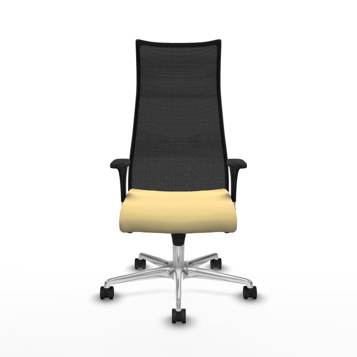 Piqueras y Crespo Chaise de Bureau Albacete avec mécanisme synchrone Crème et Noir