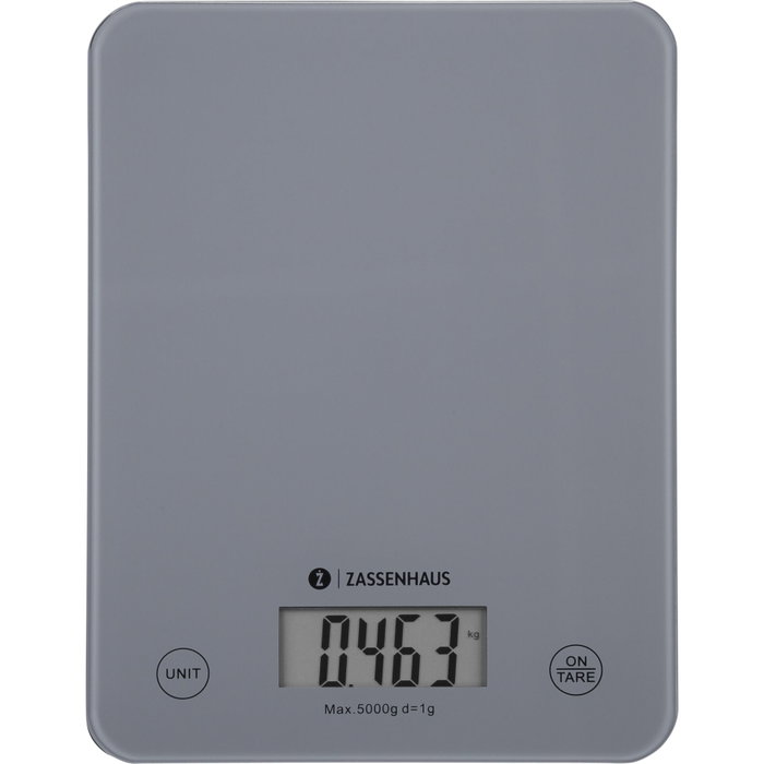 Zassenhaus Balance de Cuisine Numérique Cool Grey Zassenhaus Balance de Cuisine Numérique Cool Grey