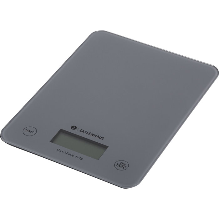 Zassenhaus Balance de Cuisine Numérique Cool Grey Zassenhaus Balance de Cuisine Numérique Cool Grey