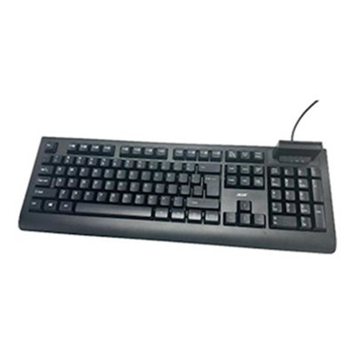Acer AKW320 Clavier USB Ergonomic Noir avec Lecteur de Cartes Acer AKW320 Clavier USB Ergonomic Noir avec Lecteur de Cartes