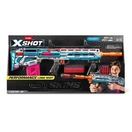 Zuru XSHOT Pro Long Shot - Lance-projectiles pour enfants - Portée longue distance, précision améliorée, design professionnel - Pour duels