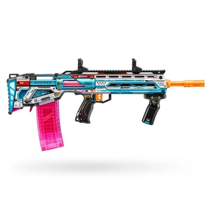 Zuru XSHOT Pro Long Shot - Lance-projectiles pour enfants - Portée longue distance, précision améliorée, design professionnel - Pour duels