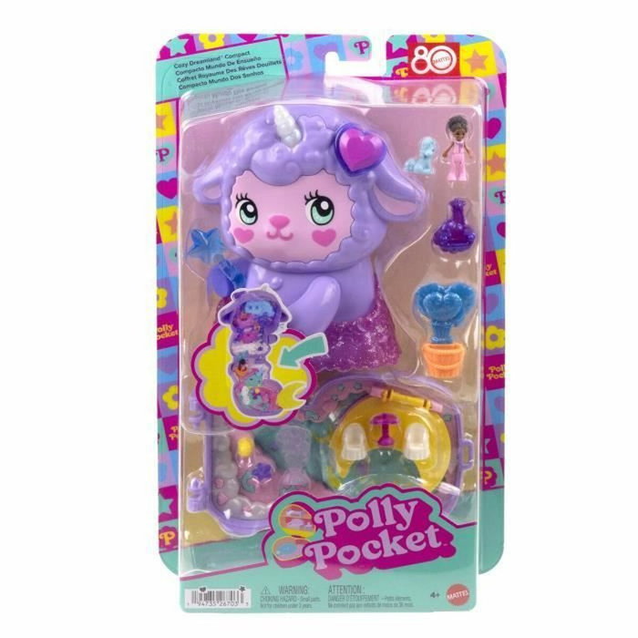 Polly Pocket Coffret Au pays des rêves avec mini-figurine et licorne