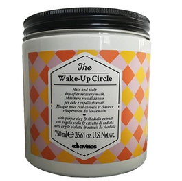 Davines The Wake-Up Circle Masque Capillaire Restoring à l'Argile, Traitement Revitalisant pour Cheveux Unisex, 750 ml
