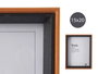Giftdecor Porte-photos Bois Marron et Noir 15x20 cm (Set de 24)