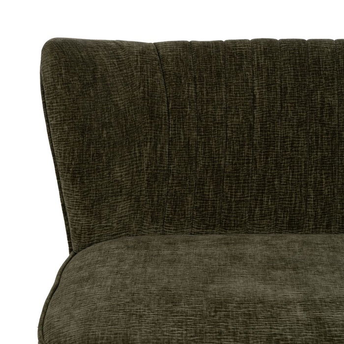 Canapé Noir Vert Doré 134 x 74 x 70 cm