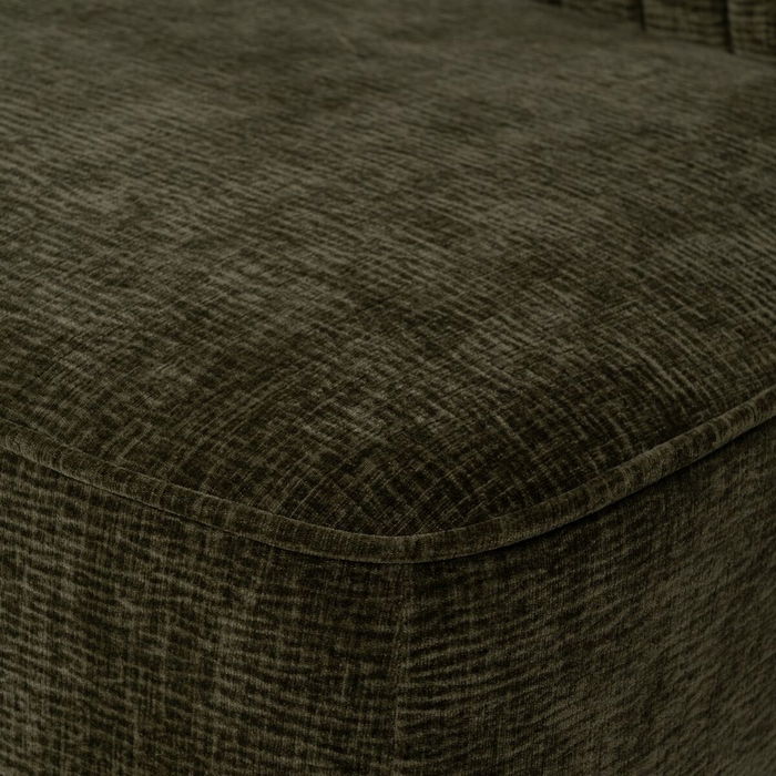 Canapé Noir Vert Doré 134 x 74 x 70 cm