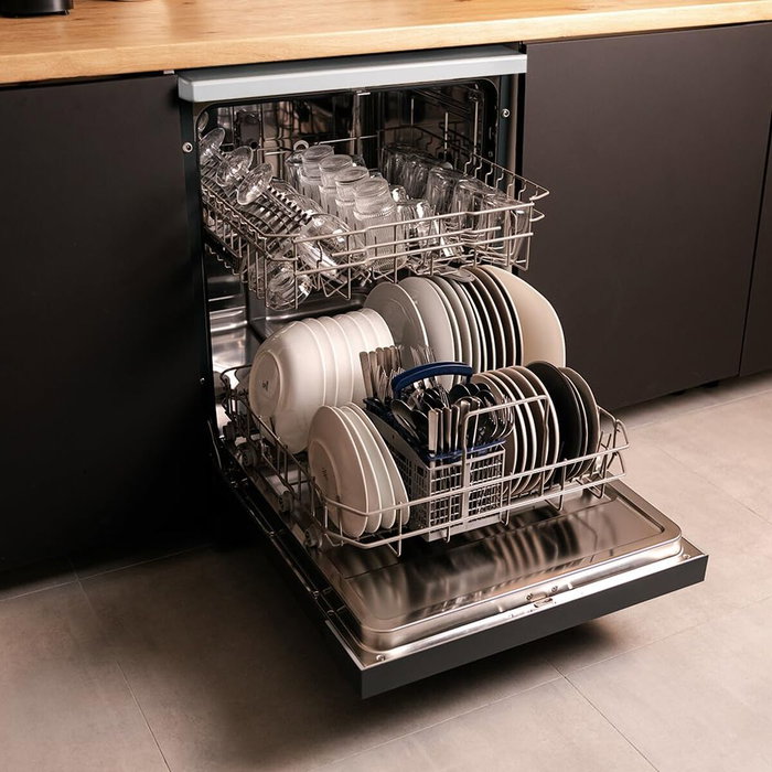 Lave-vaisselle Cecotec 13 couverts Blanc 6110 Classe E 6 programmes Demi Charge FullTouch Lave-vaisselle Cecotec 13 couverts Blanc 6110 Classe E 6 programmes Demi Charge FullTouch