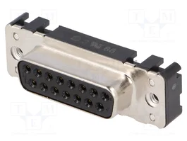 HARTING Connecteur D-Sub 15 broches femelle droit