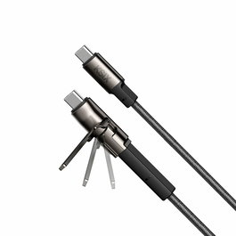 Câble USB KSIX Noir 1 m