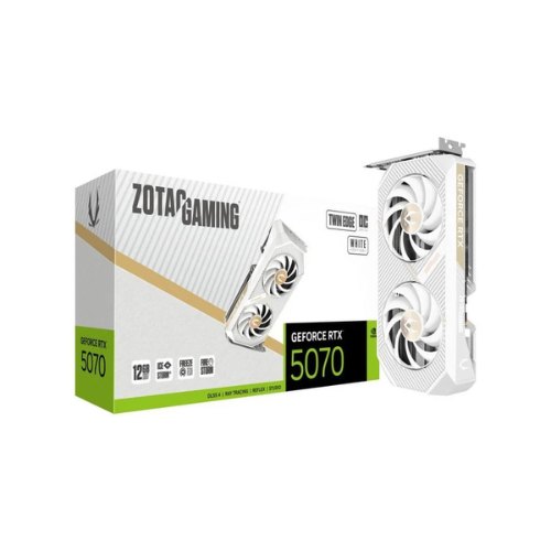 Zotac GeForce RTX 5070 Twin Edge OC 12 Go GDDR7 Blanche Carte Graphique NVIDIA DLSS 4 Zotac GeForce RTX 5070 Twin Edge OC 12 Go GDDR7 Blanche Carte Graphique NVIDIA DLSS 4
