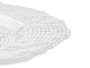 Vivalto Assiette Plate 28 cm Transparente en Cristal (Set de 12)
