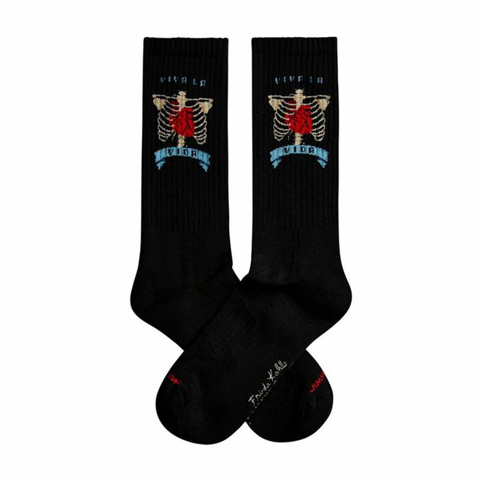 Chaussettes de Sport Jimmy Lion Athletic Frida Heart Noir Chaussettes de Sport Jimmy Lion Athletic Frida Heart Noir