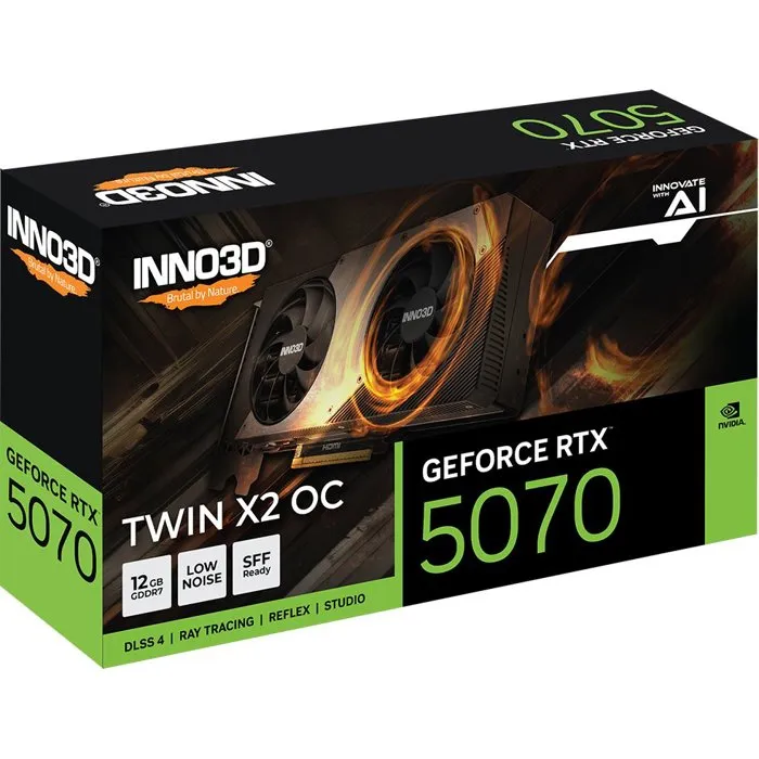 Inno3D NVIDIA GeForce RTX 5070 TWIN X2 OC 12 Go