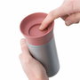 Berghoff 3950124 - Vaso isotherme en acier inoxidable 0.33L - Garde les boissons chaudes ou froides 6 heures