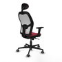 Piqueras y Crespo Chaise de Bureau avec Appui-tête 2D036G1 Bordeaux