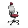 Piqueras y Crespo Chaise de Bureau avec Appui-tête 2D036G1 Bordeaux
