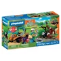 Playmobil 72072 Zoo - Gardien de zoo et véhicule, set de jeu pour enfants avec camionnette et figurine