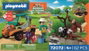 Playmobil Zoo : Gardien de zoo et véhicule 72072