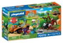 Playmobil Zoo : Gardien de zoo et véhicule 72072