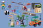 Playmobil Zoo : Gardien de zoo et véhicule 72072