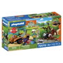 Playmobil Zoo : Gardien de zoo et véhicule 72072