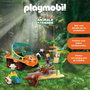 Playmobil Zoo : Gardien de zoo et véhicule 72072