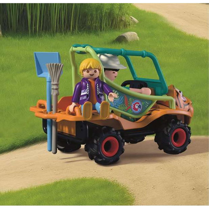 Playmobil Zoo : Gardien de zoo et véhicule 72072 Playmobil Zoo : Gardien de zoo et véhicule 72072