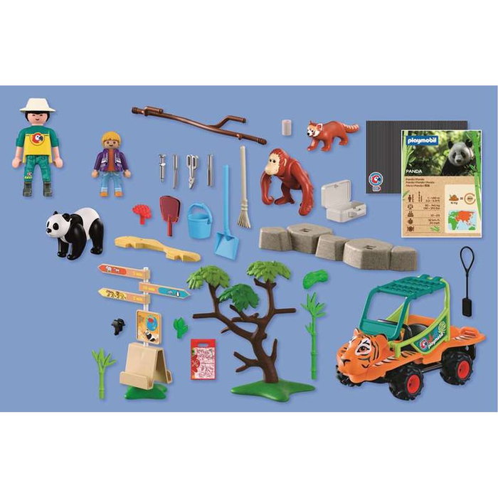 Playmobil Zoo : Gardien de zoo et véhicule 72072 Playmobil Zoo : Gardien de zoo et véhicule 72072