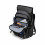 Dicota Sac à Dos pour PC Portable 15.6", en Polyester, 0.9 kg avec Protection HDF, Compartiments Multiples et Bandes Réfléchissantes