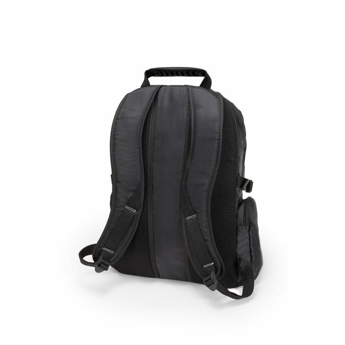 Dicota Sac à Dos pour PC Portable 15.6", en Polyester, 0.9 kg avec Protection HDF, Compartiments Multiples et Bandes Réfléchissantes