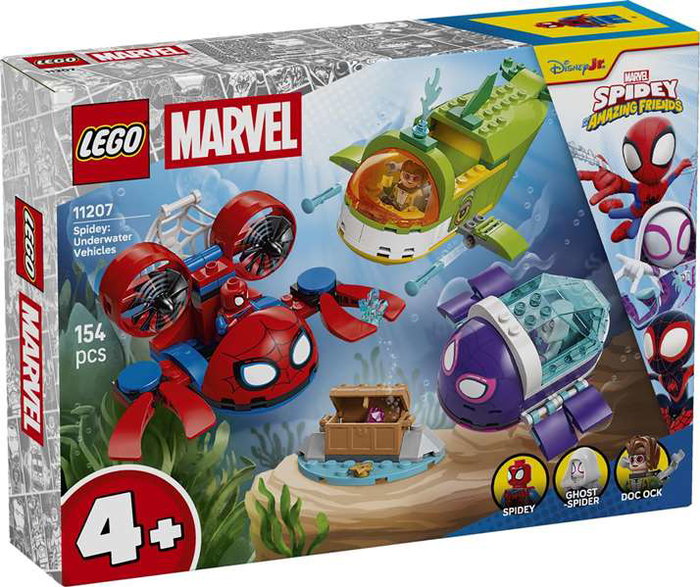 Lego Marvel - Jeu de Construction Spidey : Véhicules Submarinos - Âge 4 ans et plus Lego Marvel - Jeu de Construction Spidey : Véhicules Submarinos - Âge 4 ans et plus