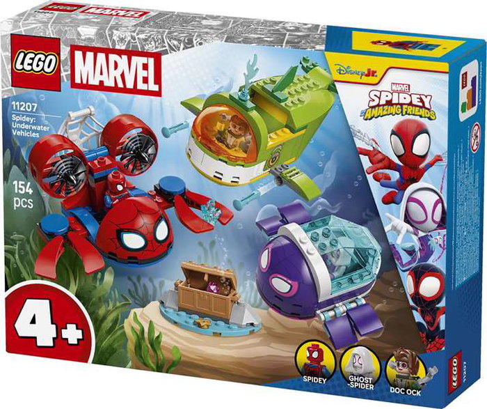 Lego Marvel - Jeu de Construction Spidey : Véhicules Submarinos - Âge 4 ans et plus Lego Marvel - Jeu de Construction Spidey : Véhicules Submarinos - Âge 4 ans et plus