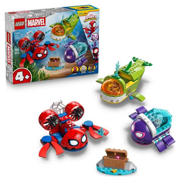 Lego Marvel - Jeu de Construction Spidey : Véhicules Submarinos - Âge 4 ans et plus Lego Marvel - Jeu de Construction Spidey : Véhicules Submarinos - Âge 4 ans et plus