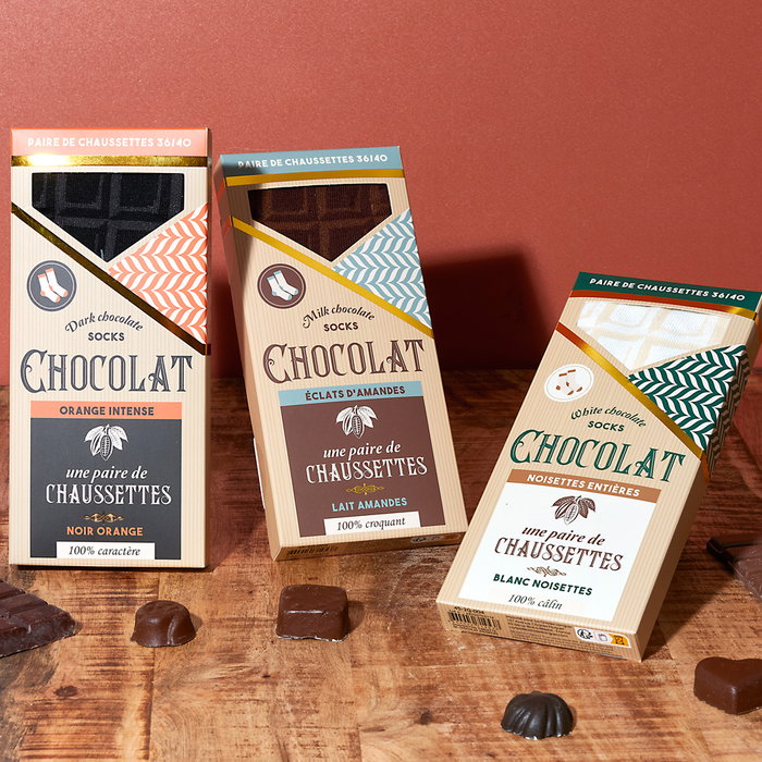The Concept Factory Chaussettes DELISOCKS Chocolat Assorties