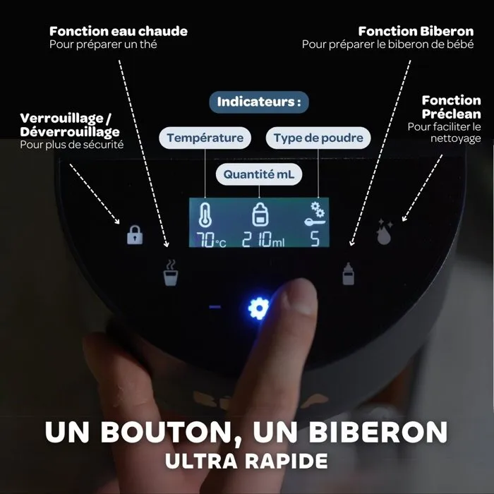 Beaba MILKEO Plus V2 - Bleu nuit