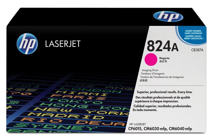 HP 824A Tambour d'imagerie LaserJet couleur magenta - Toner pour imprimante multifonction HP 824A Tambour d'imagerie LaserJet couleur magenta - Toner pour imprimante multifonction