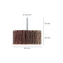 WOLFPACK LINEA PROFESIONAL Disque abrasif éventail grain 80, 80x40 mm