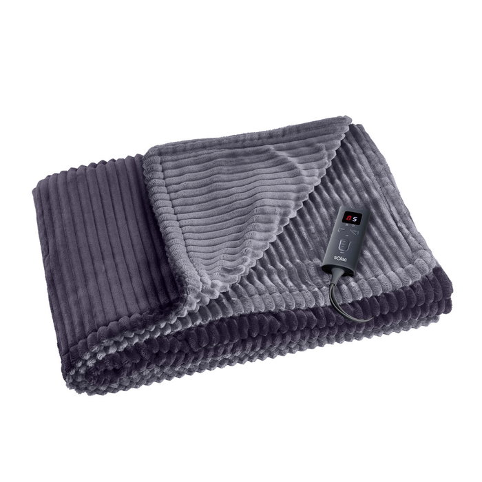 Solac Couverture Chauffante CT8706 Gris 120 x 160 cm Solac Couverture Chauffante CT8706 Gris 120 x 160 cm