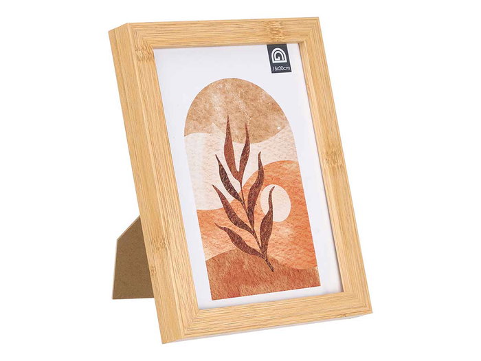 GIFTDECOR Cadre photo effet bambou 15x20 Marron GIFTDECOR Cadre photo effet bambou 15x20 Marron