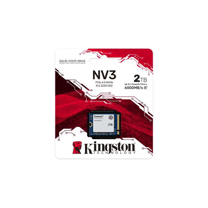 Kingston SNV3SM3/2T0 NV3 SSD Interne M.2 2TB - Lecteur à État Solide PCIe NVMe